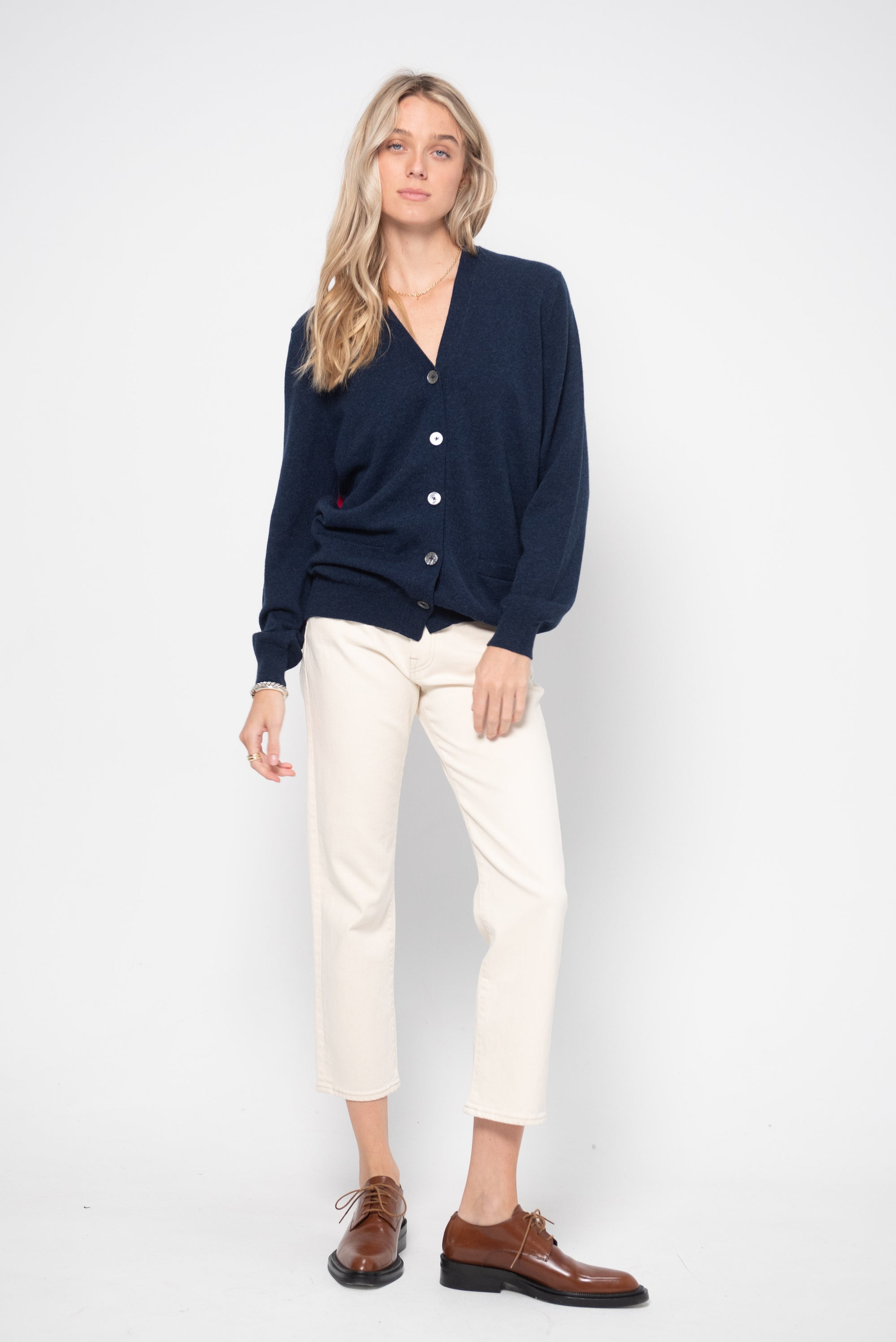 Romeo Jean, Ecru Stretch