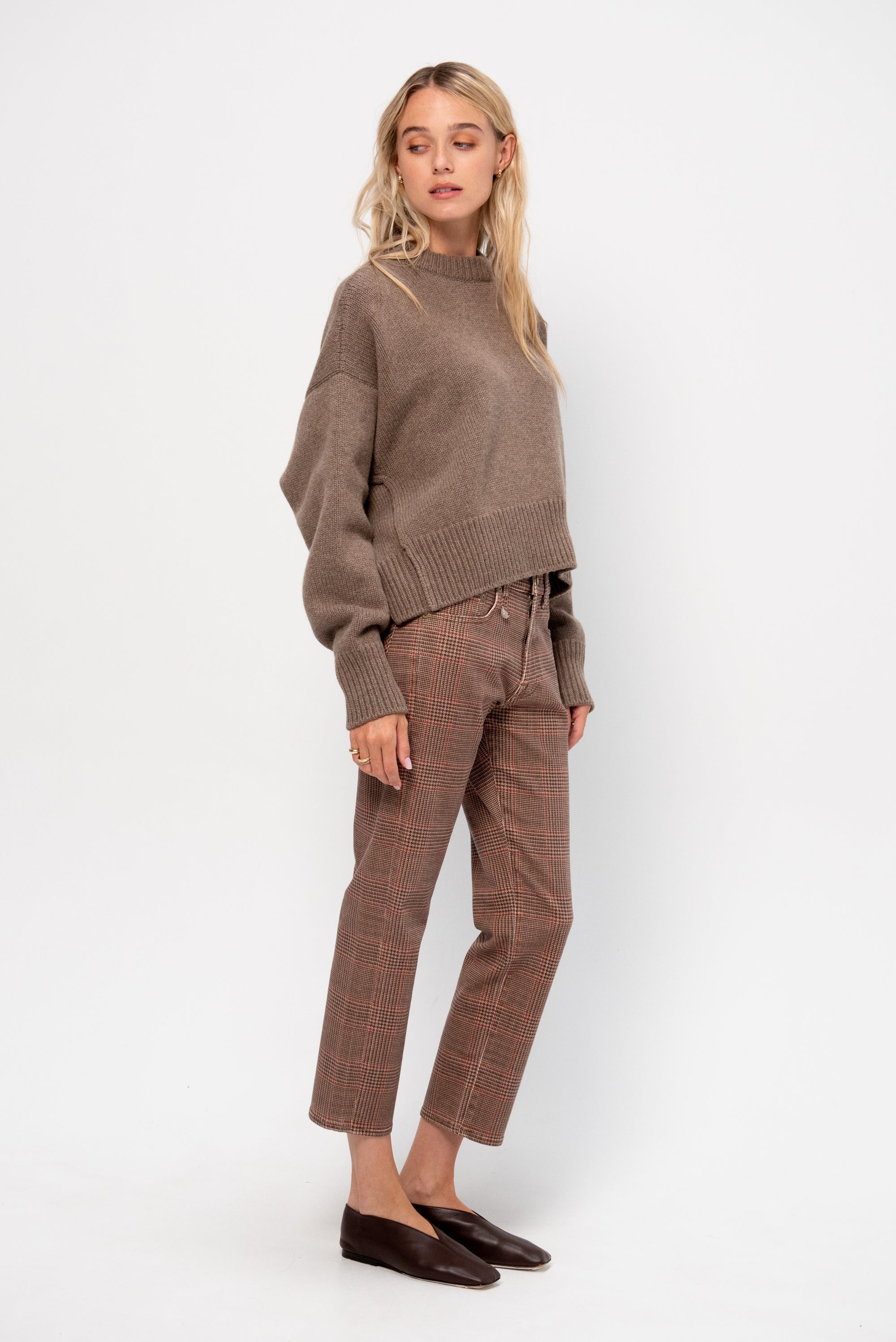 Romeo Jean, Brown Glenplaid