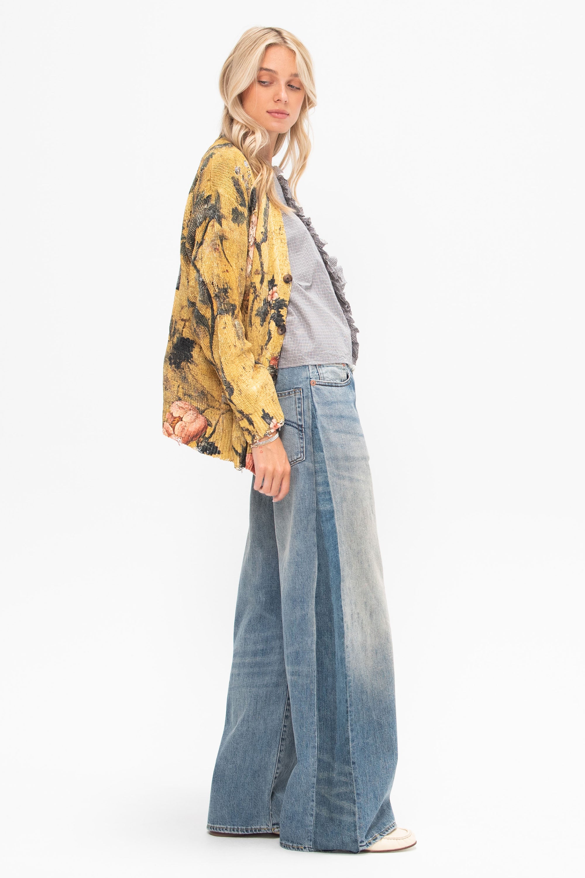 Insert D&#39;arcy Loose Jean, Vintage Indigo Colorblock
