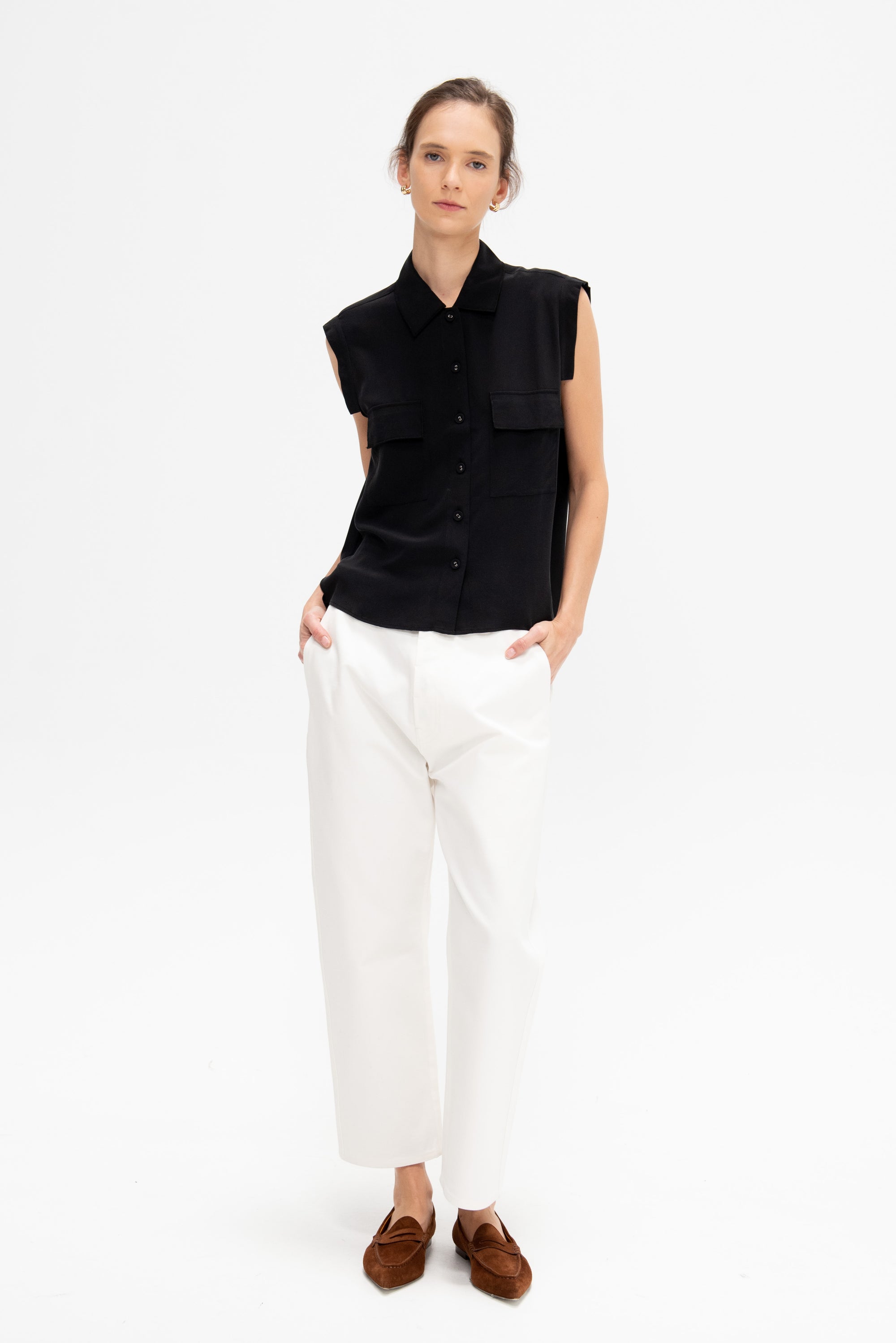 Brewster Top, Black