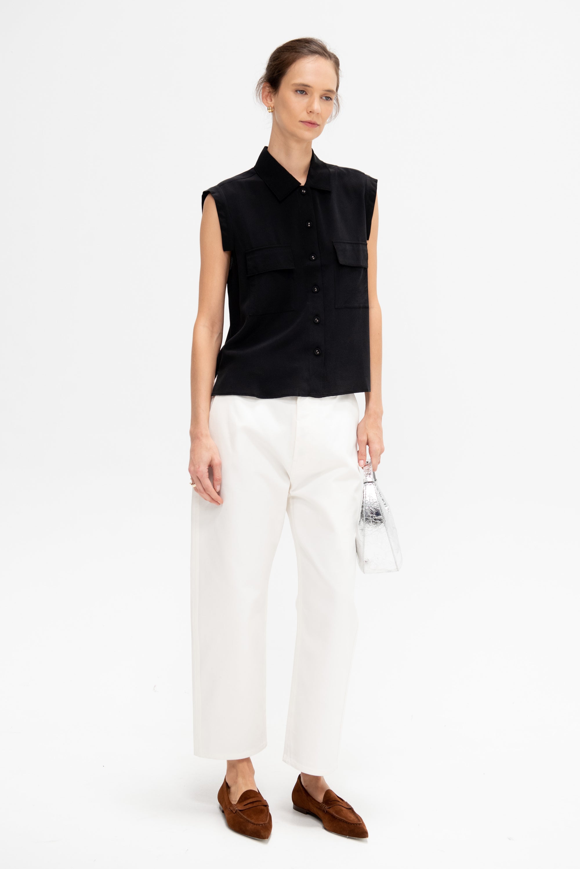 Brewster Top, Black
