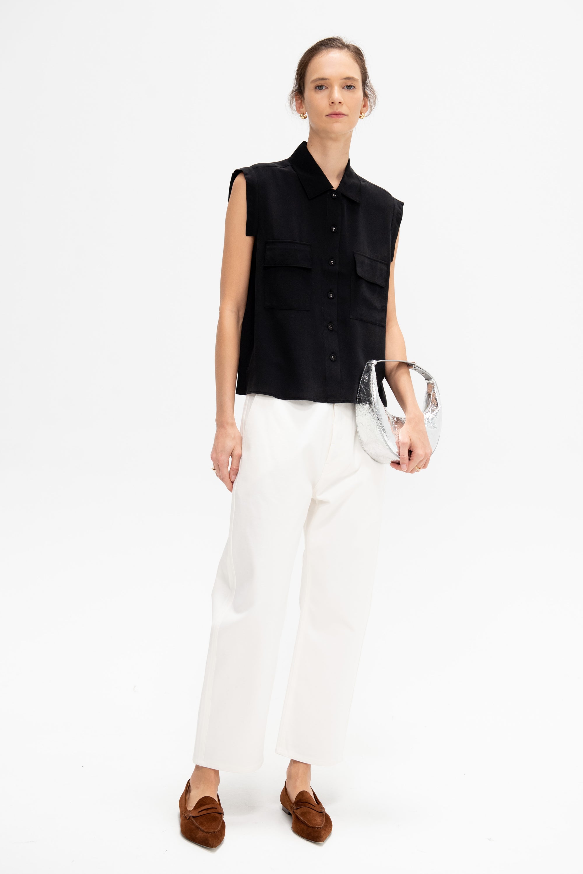 Brewster Top, Black