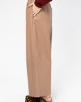 Elizabeth - Leather Culotte, Mocha