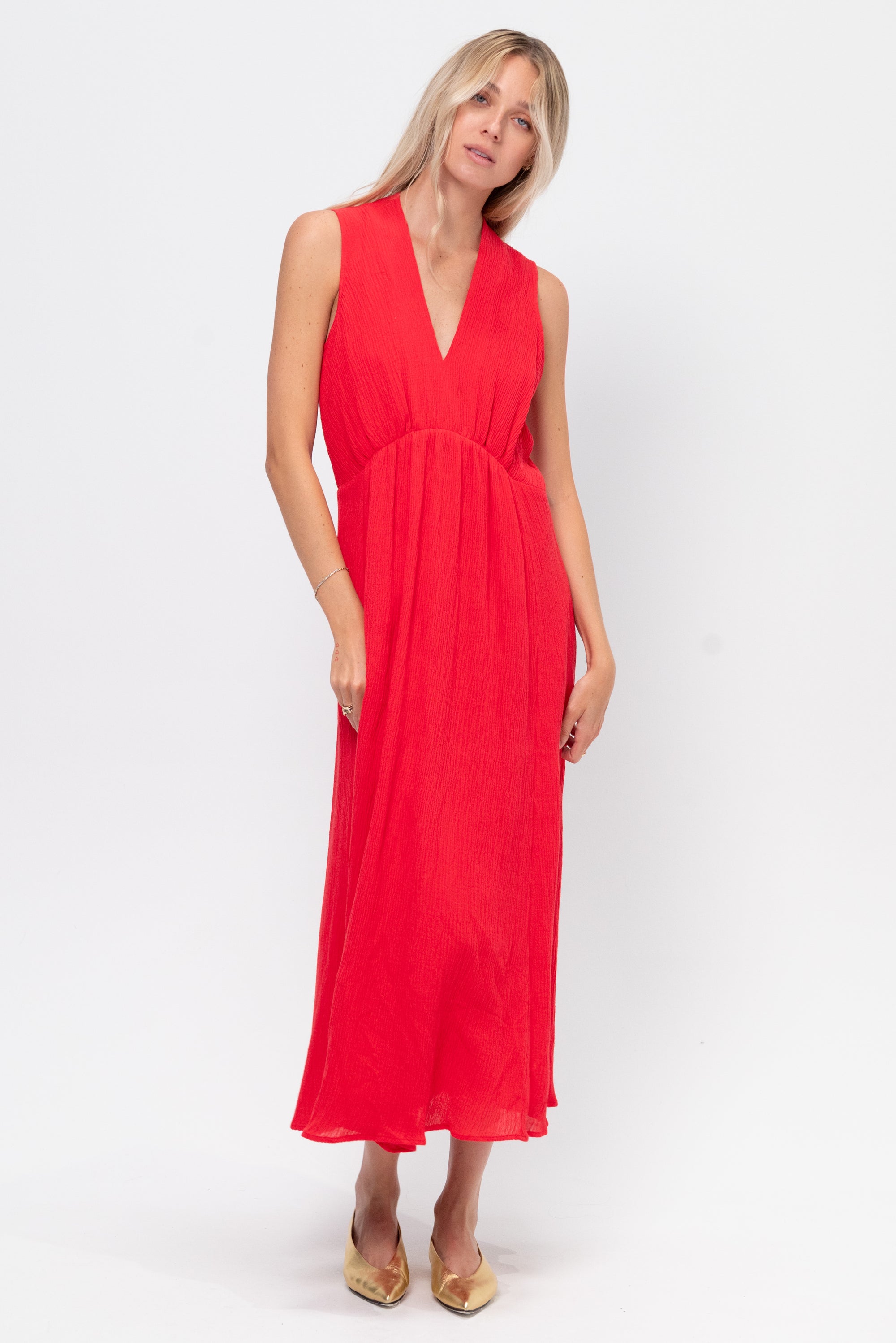 Venotsa Dress, Red