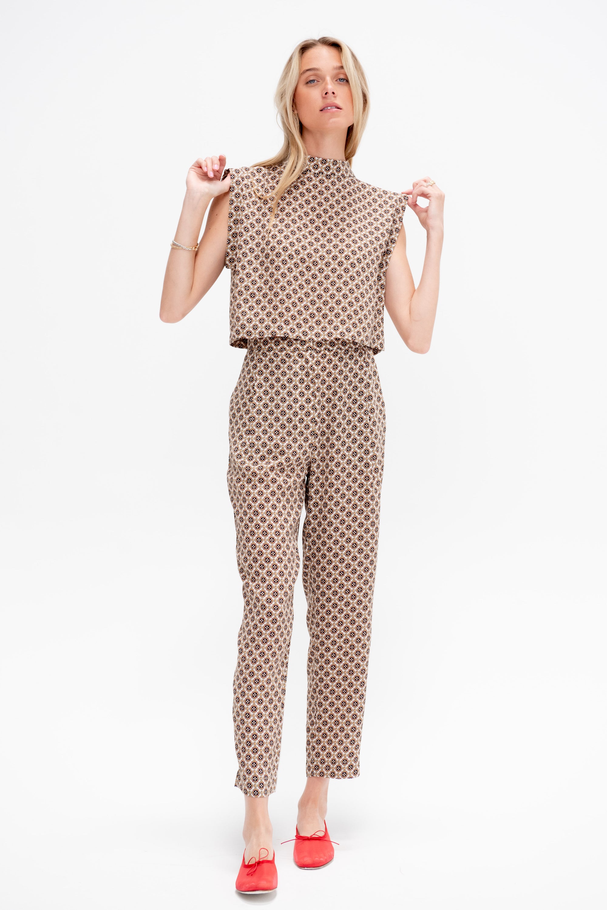 Bacchus Top, Cream