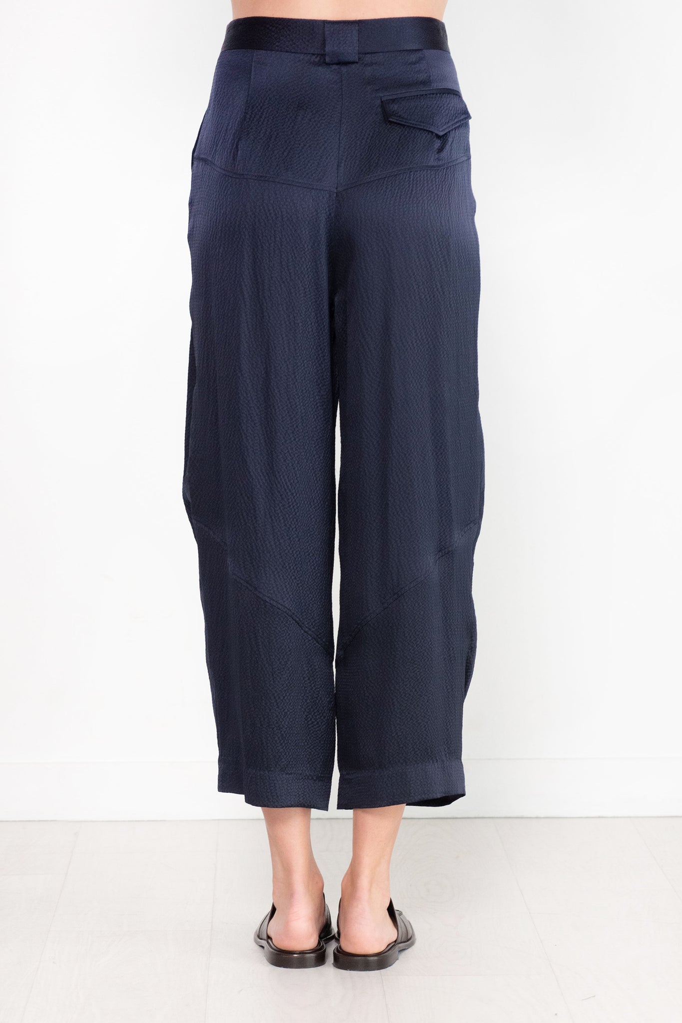 RACHEL COMEY - Cropped Divide Pant, Navy