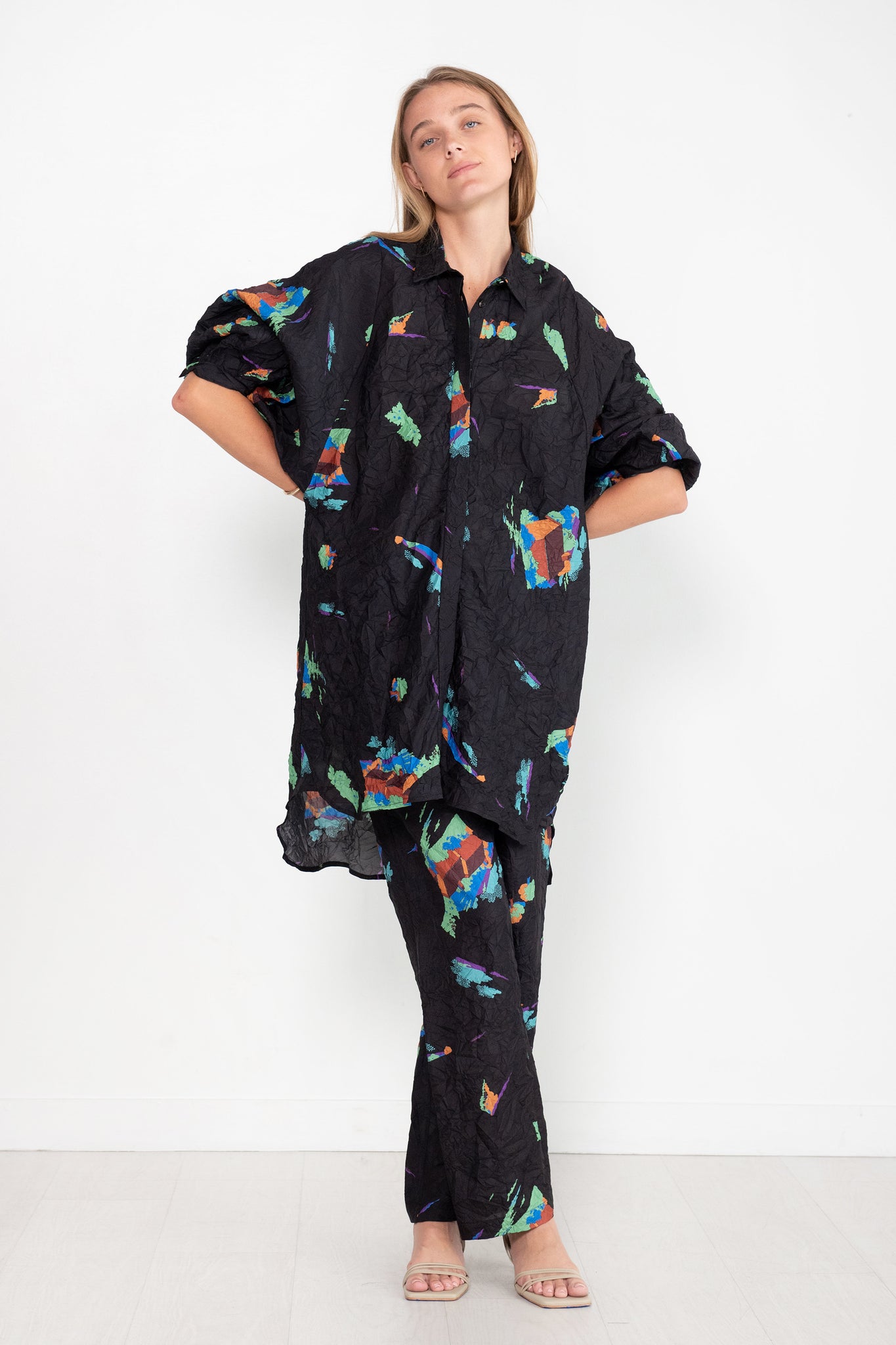 Rachel Comey - Gambrig Shirt, Black Pattern