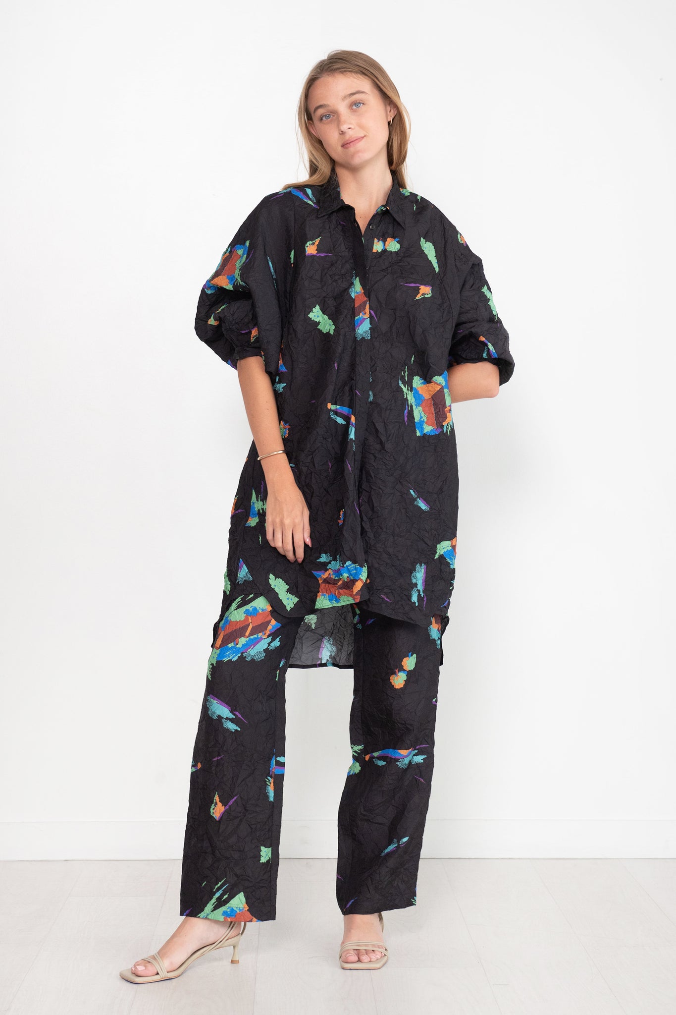 Rachel Comey - Gambrig Shirt, Black Pattern