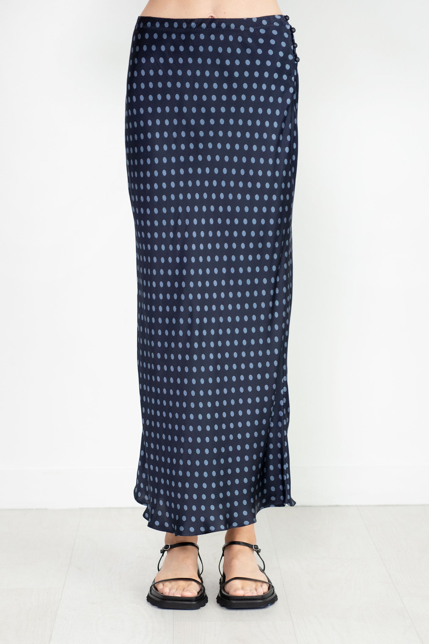 RACHEL COMEY - Glass Skirt, Navy