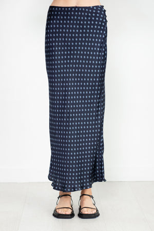 RACHEL COMEY - Glass Skirt, Navy