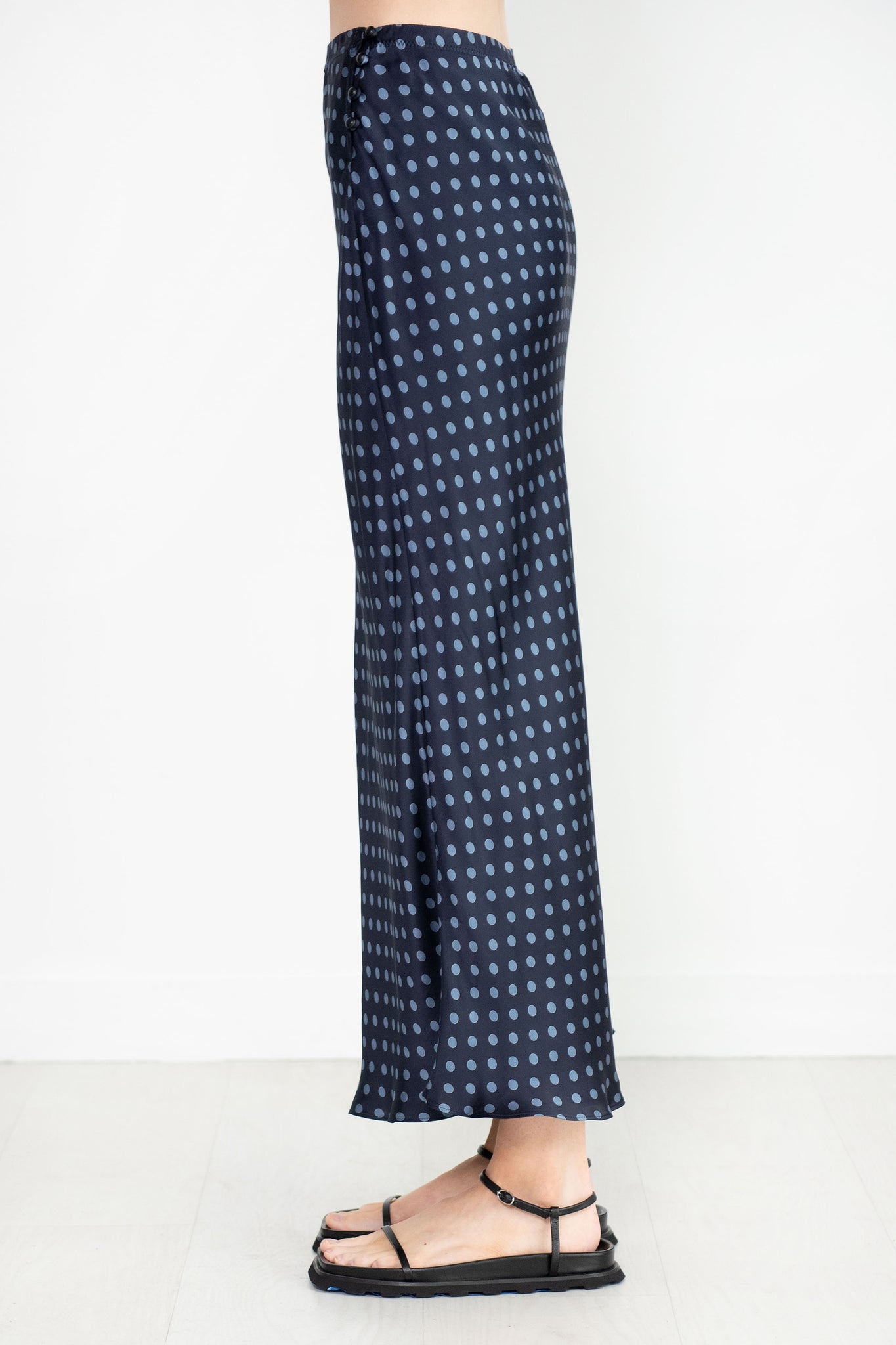 RACHEL COMEY - Glass Skirt, Navy