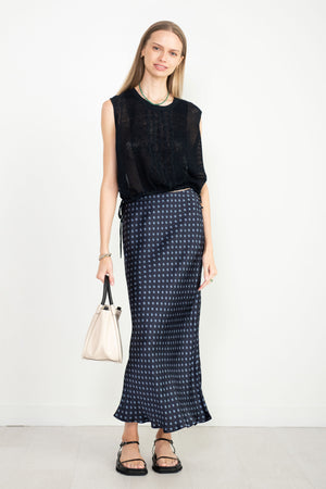RACHEL COMEY - Glass Skirt, Navy