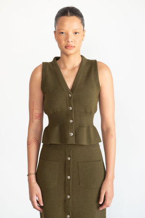 Rachel Comey - Merce Vest, Olive
