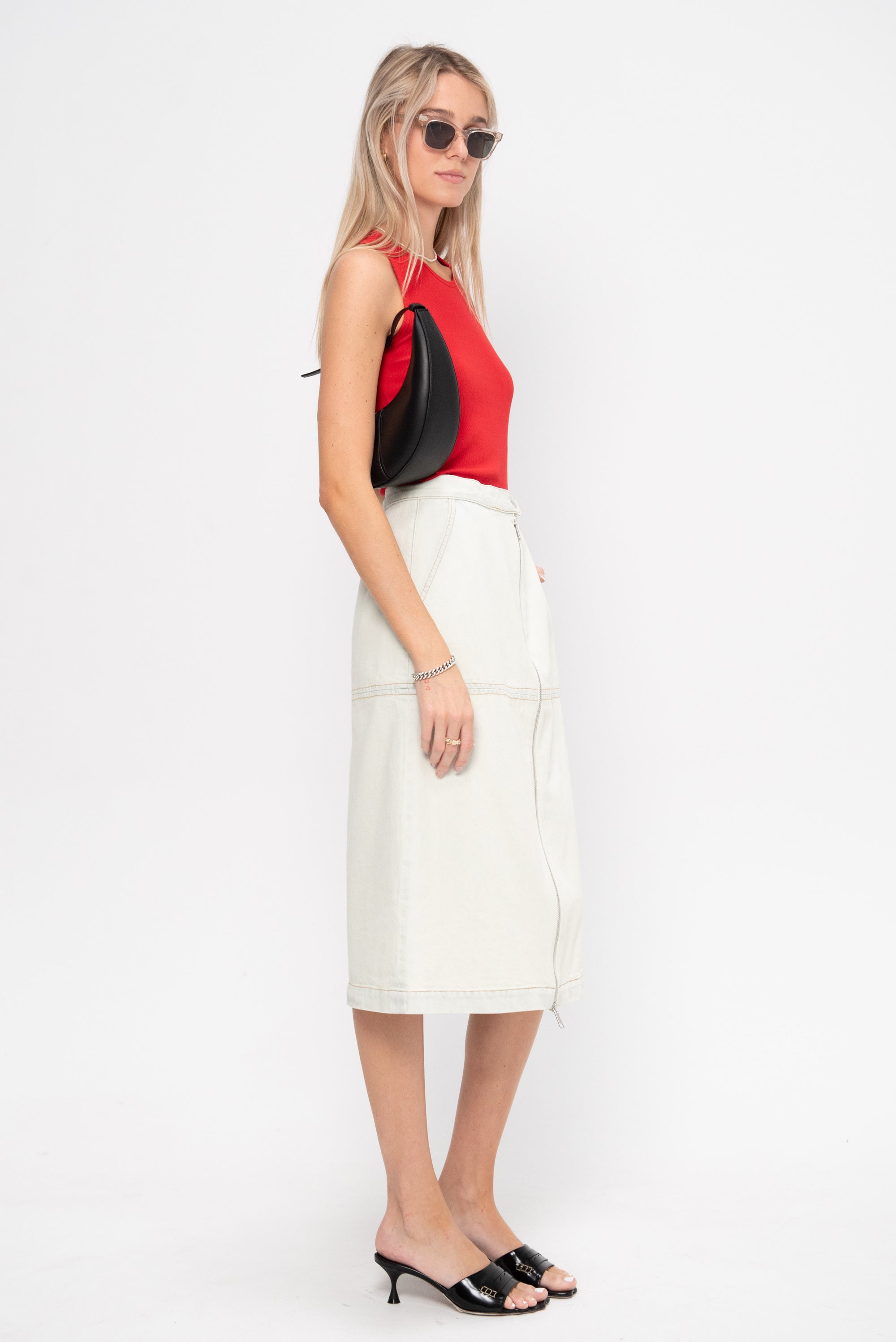 Bristol Skirt, Bleached