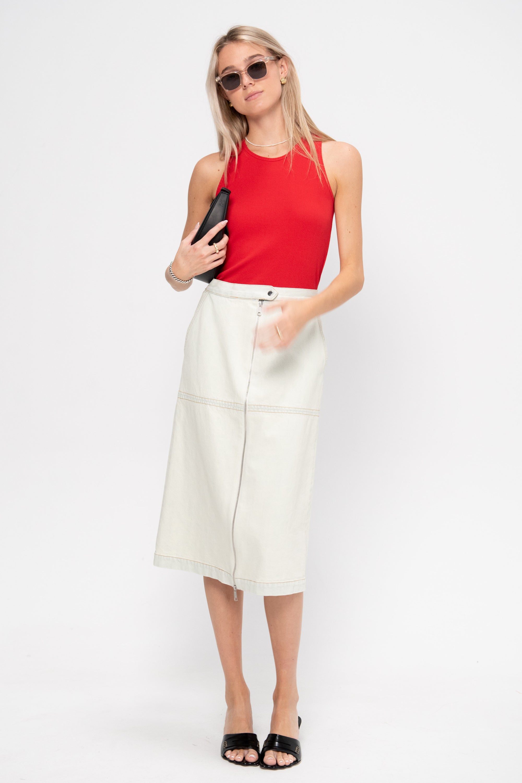 Bristol Skirt, Bleached