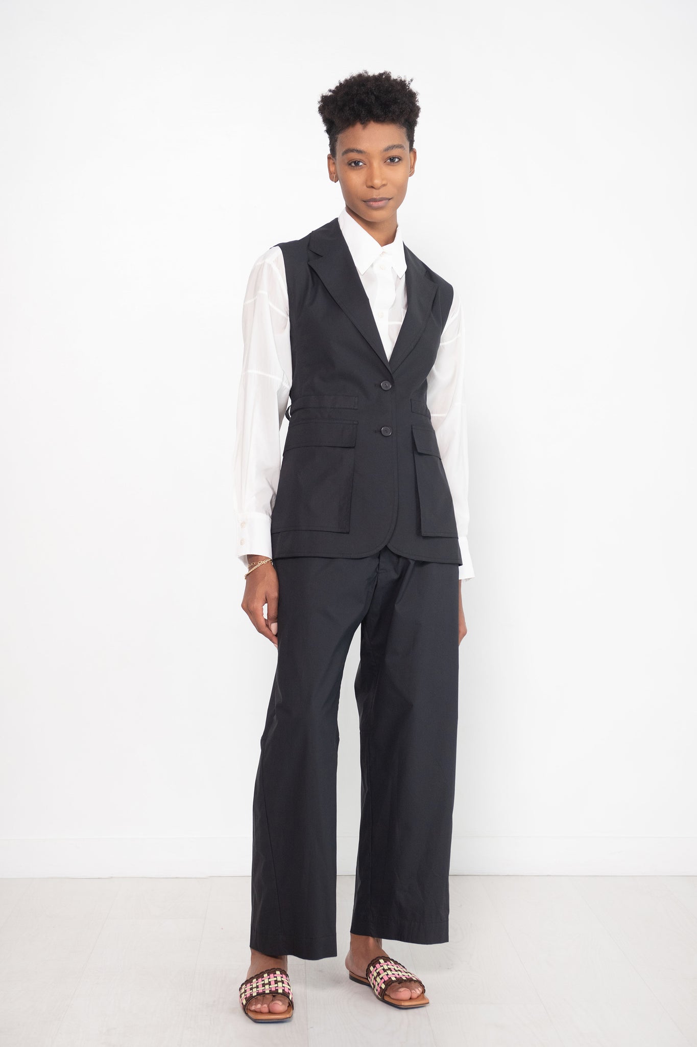 RACHEL COMEY - Doni Vest, Black