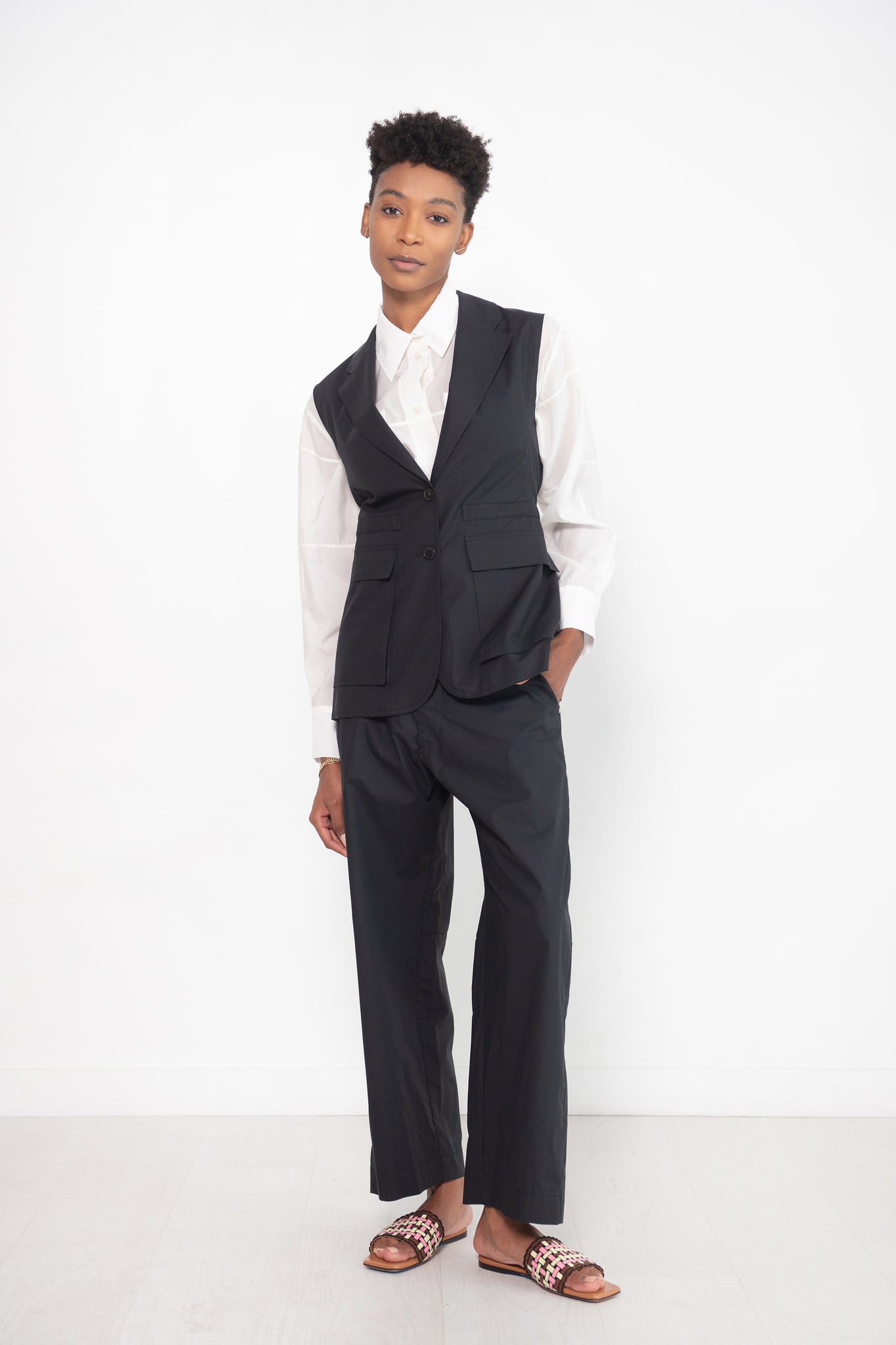 RACHEL COMEY - Doni Vest, Black