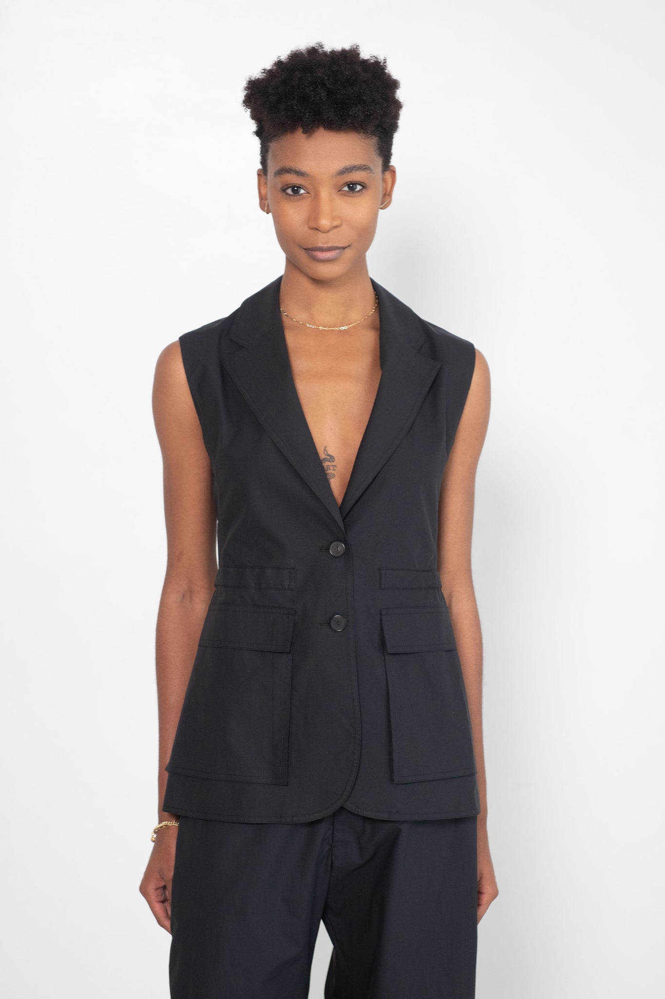 RACHEL COMEY - Doni Vest, Black