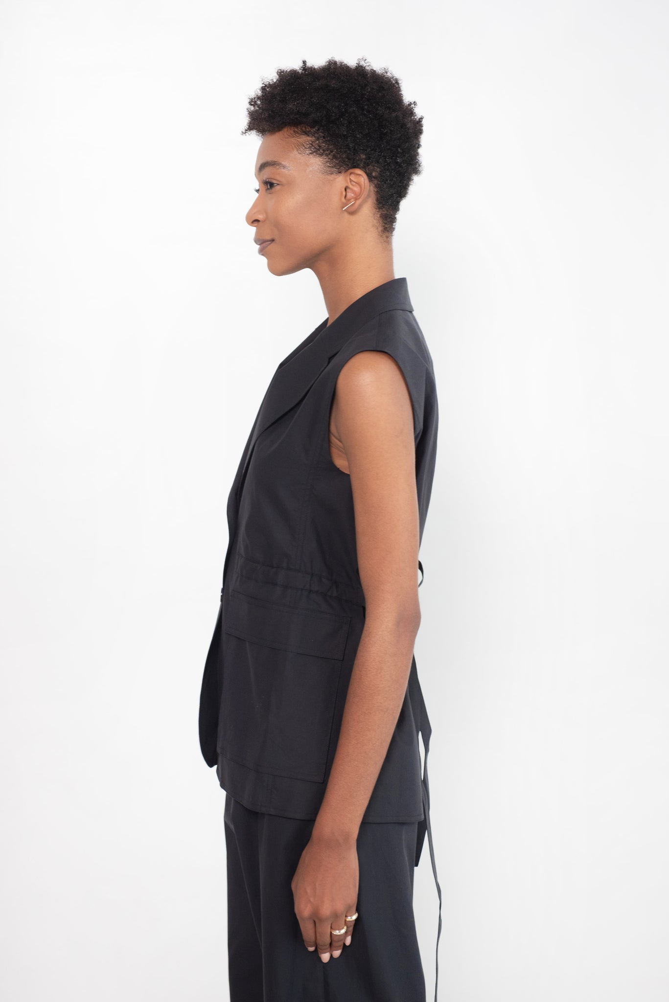 RACHEL COMEY - Doni Vest, Black