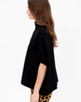 Zip Up Cocoon Caftan Top