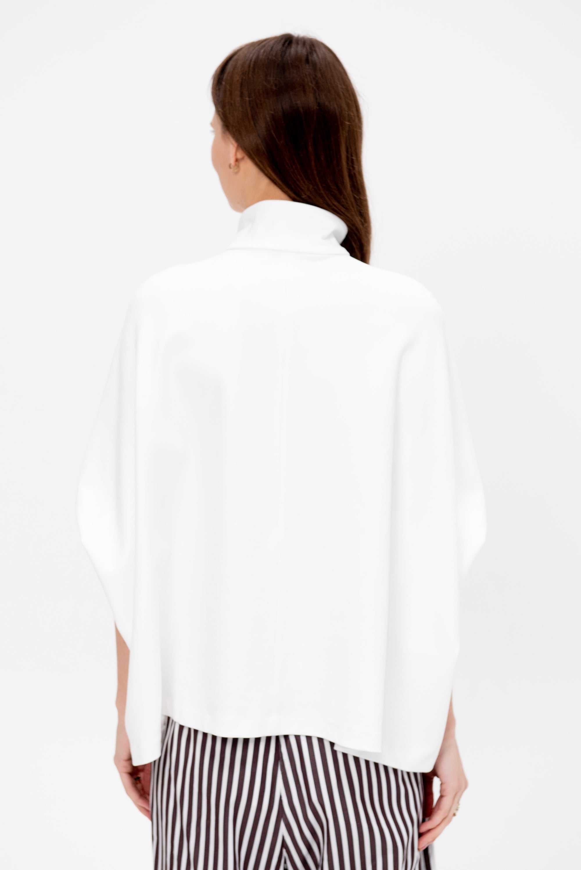 Zip Up Cocoon Caftan Top