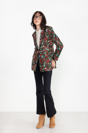 ROSETTA GETTY - Peak Lapel Jacket, Floral