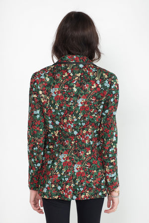 ROSETTA GETTY - Peak Lapel Jacket, Floral
