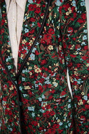 ROSETTA GETTY - Peak Lapel Jacket, Floral