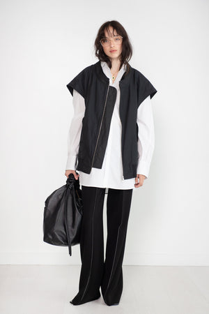 ROSETTA GETTY - Relaxed Pull On Pant, Black