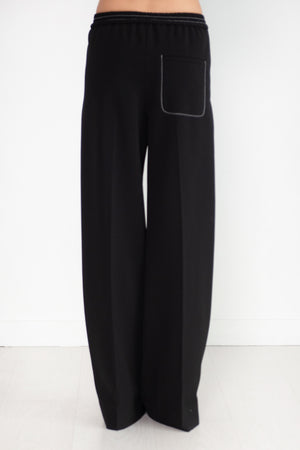 ROSETTA GETTY - Relaxed Pull On Pant, Black