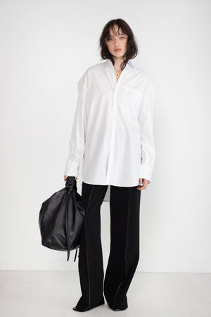 ROSETTA GETTY - Relaxed Pull On Pant, Black