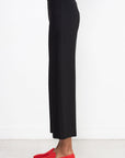 ROSETTA GETTY - Pull On Straight Trouser, Black