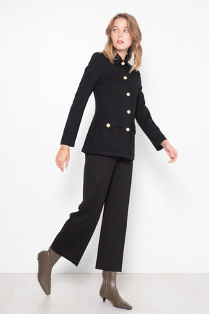 Rosetta Getty - Button Up Tailored Jacket, Black