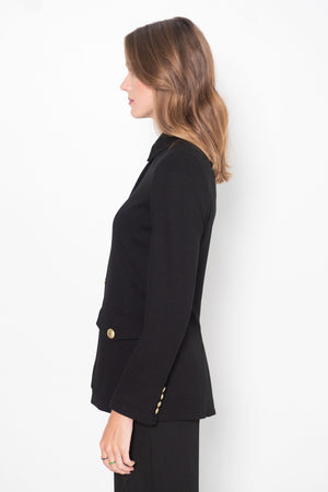 Rosetta Getty - Button Up Tailored Jacket, Black