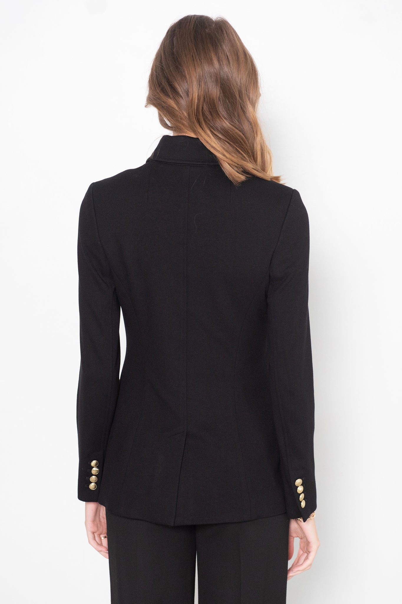 Rosetta Getty - Button Up Tailored Jacket, Black