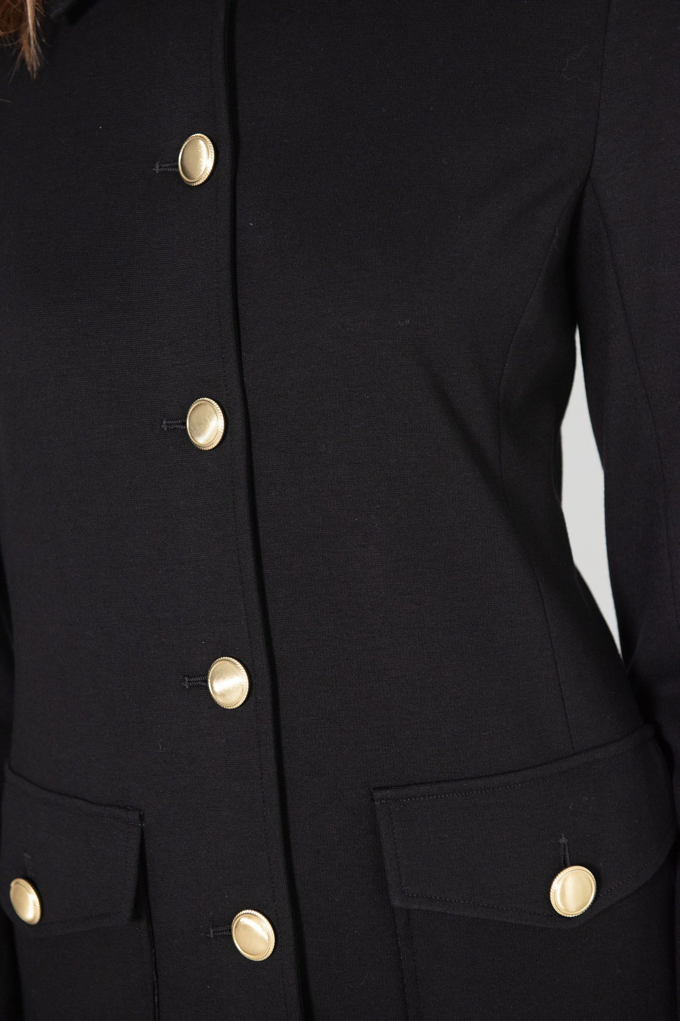 Rosetta Getty - Button Up Tailored Jacket, Black