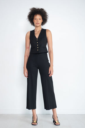 ROSETTA GETTY - Tailored Vest, Black