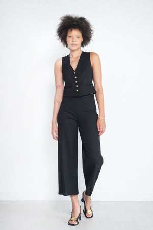ROSETTA GETTY - Tailored Vest, Black
