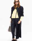 Angela Trousers, Navy & Green