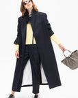 Angela Trousers, Navy & Green