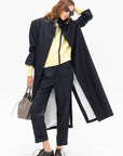 Angela Trousers, Navy & Green