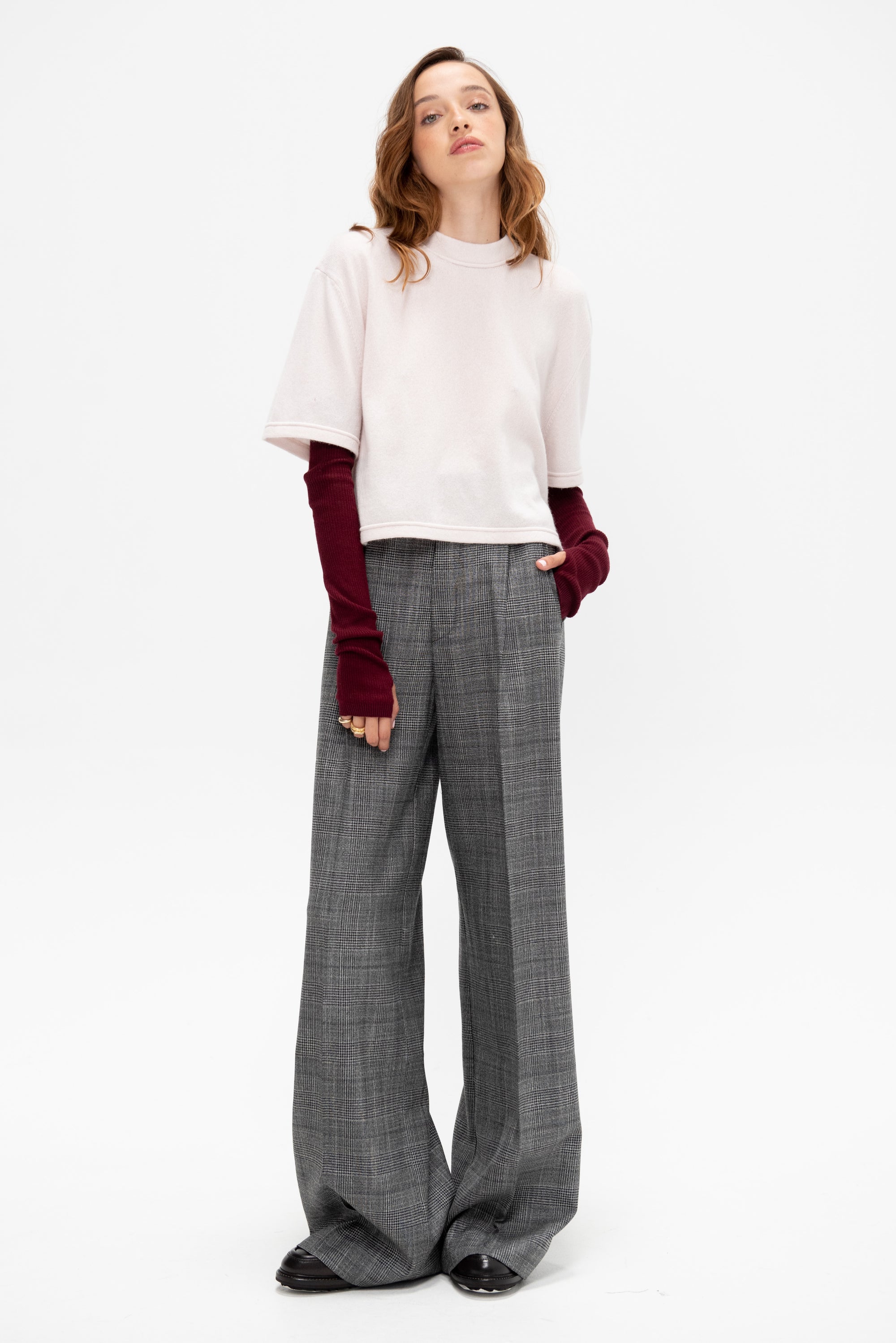 Cropped T-Shirt, Nude