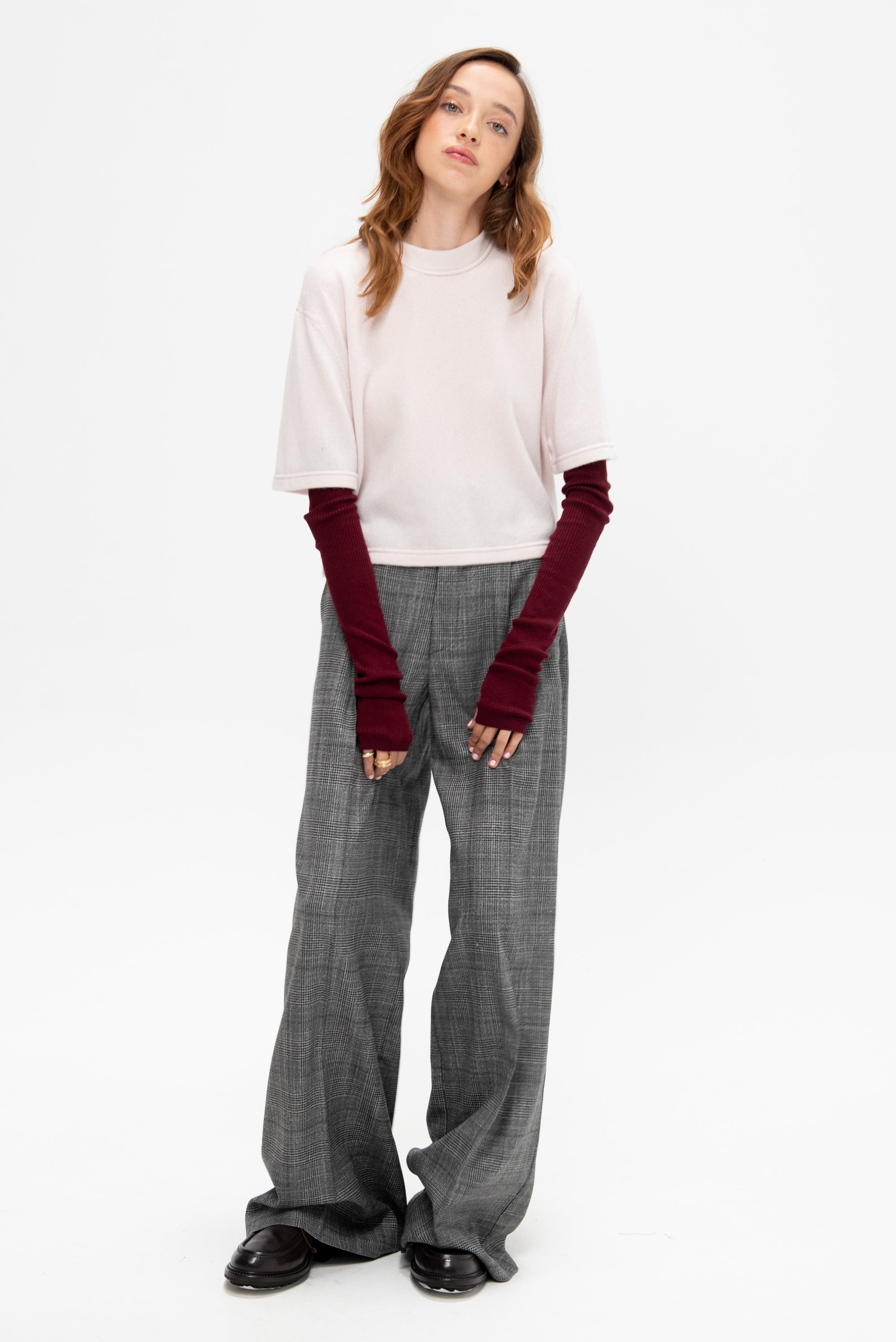 Cropped T-Shirt, Nude