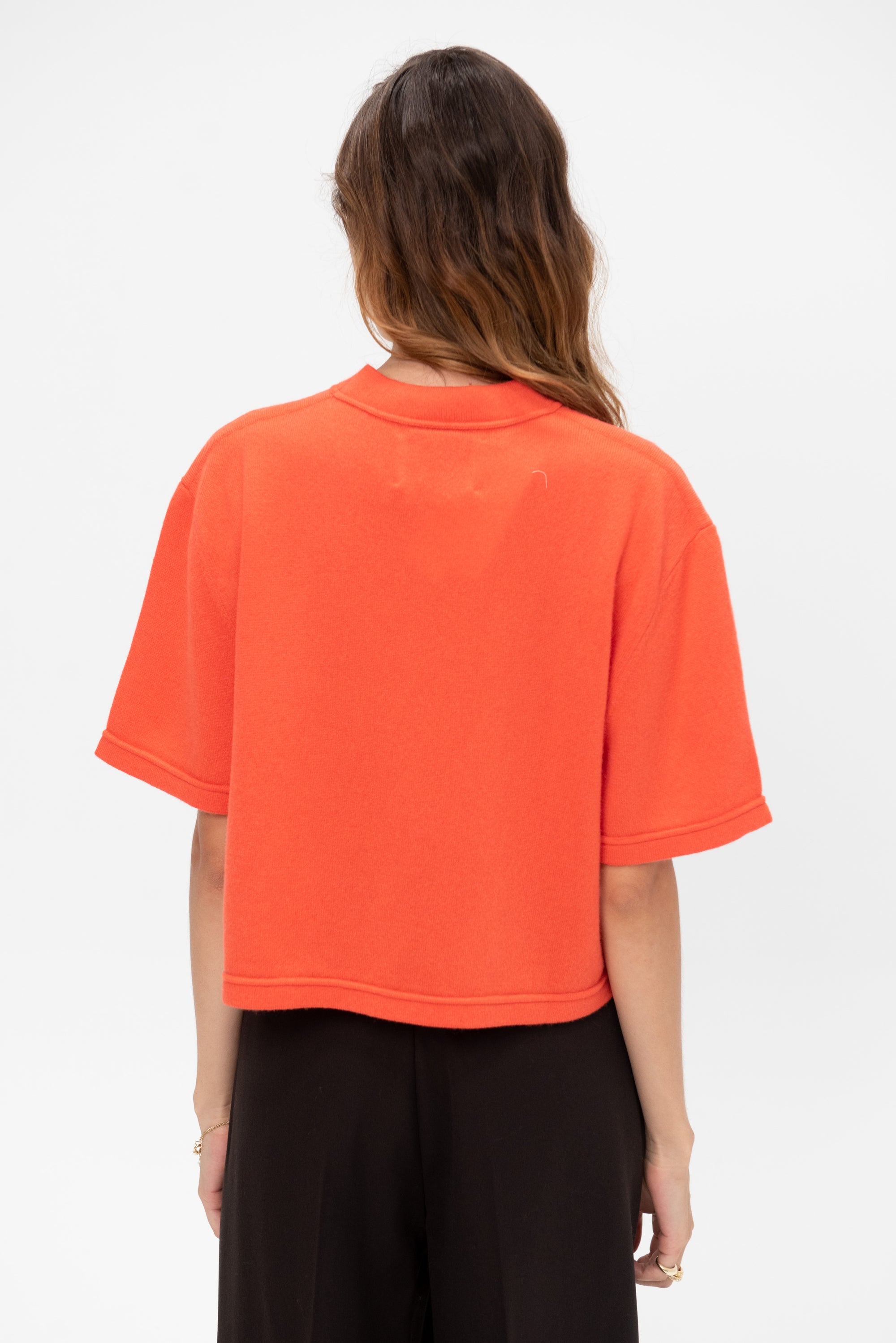 Cropped T-Shirt, Orange