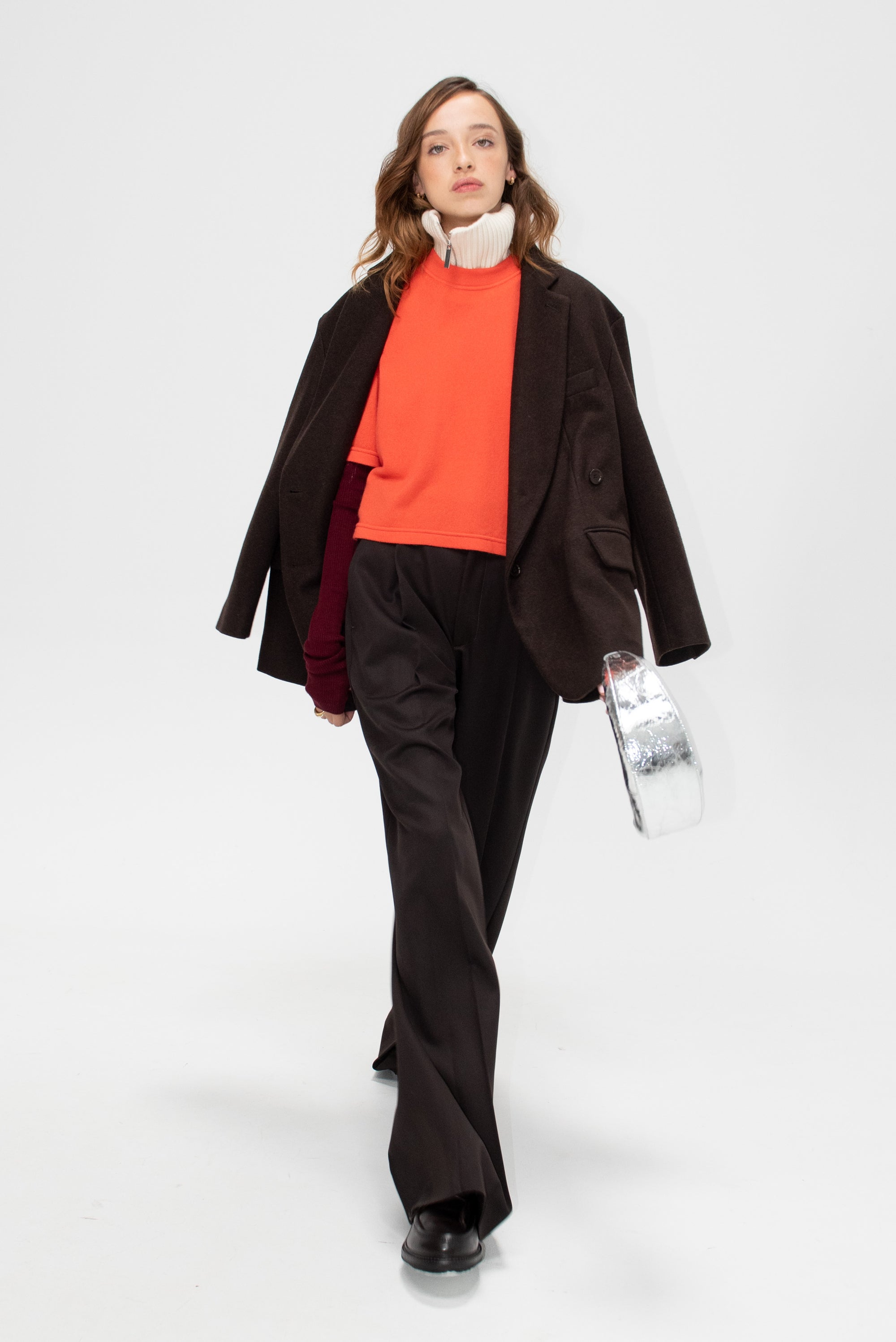 Cropped T-Shirt, Orange