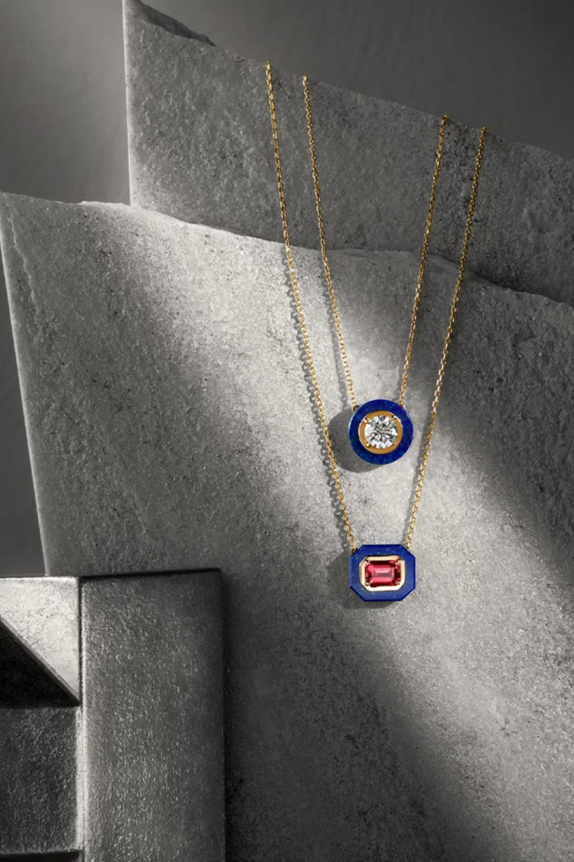 SAUER - Frames Necklace, Rubellite