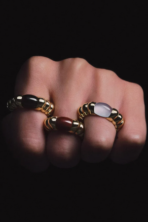 SAUER - Cipó Cabochon Ring, Jasper