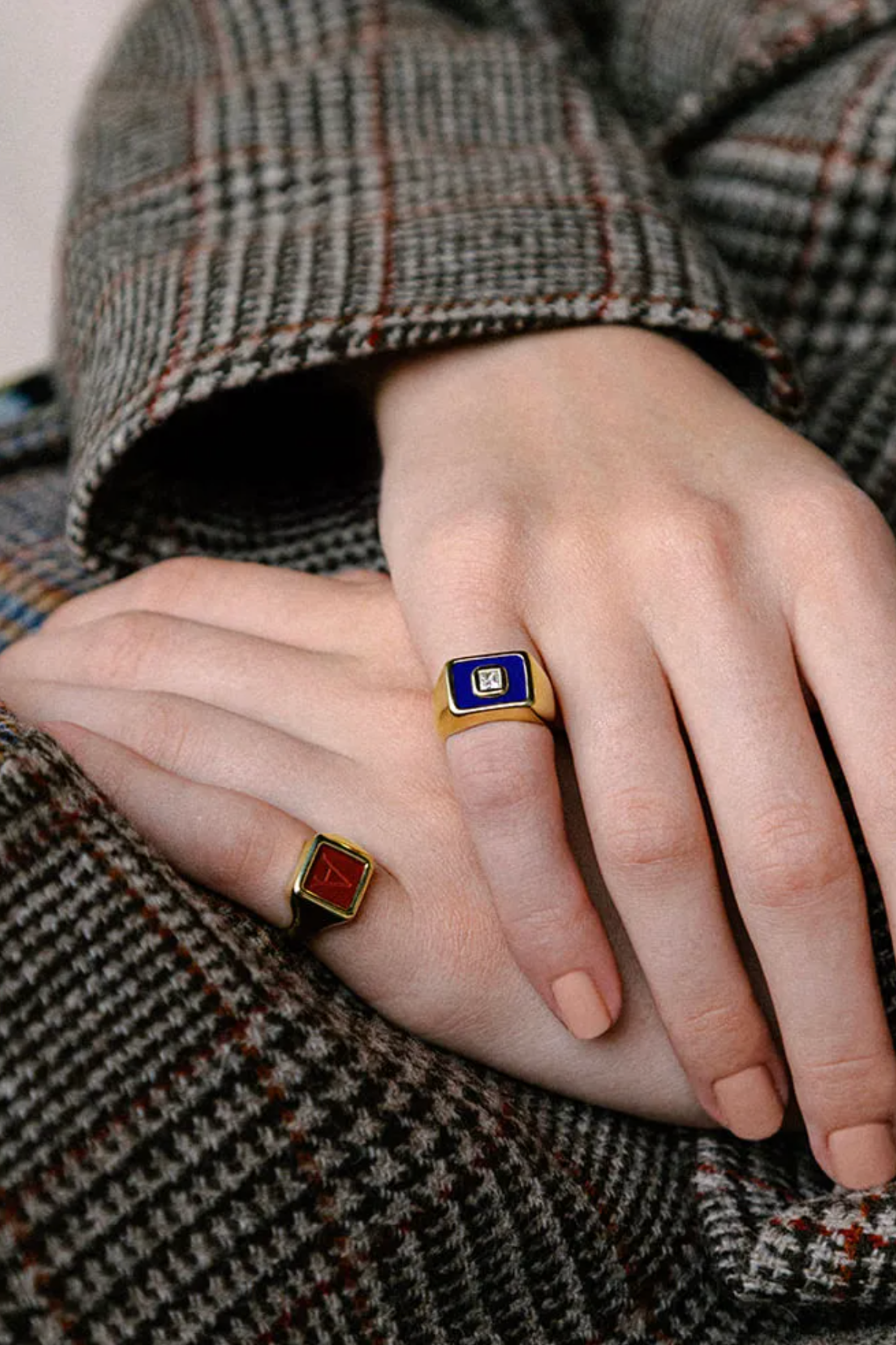 SAUER - New Frames Ring, Lapis Lazuli