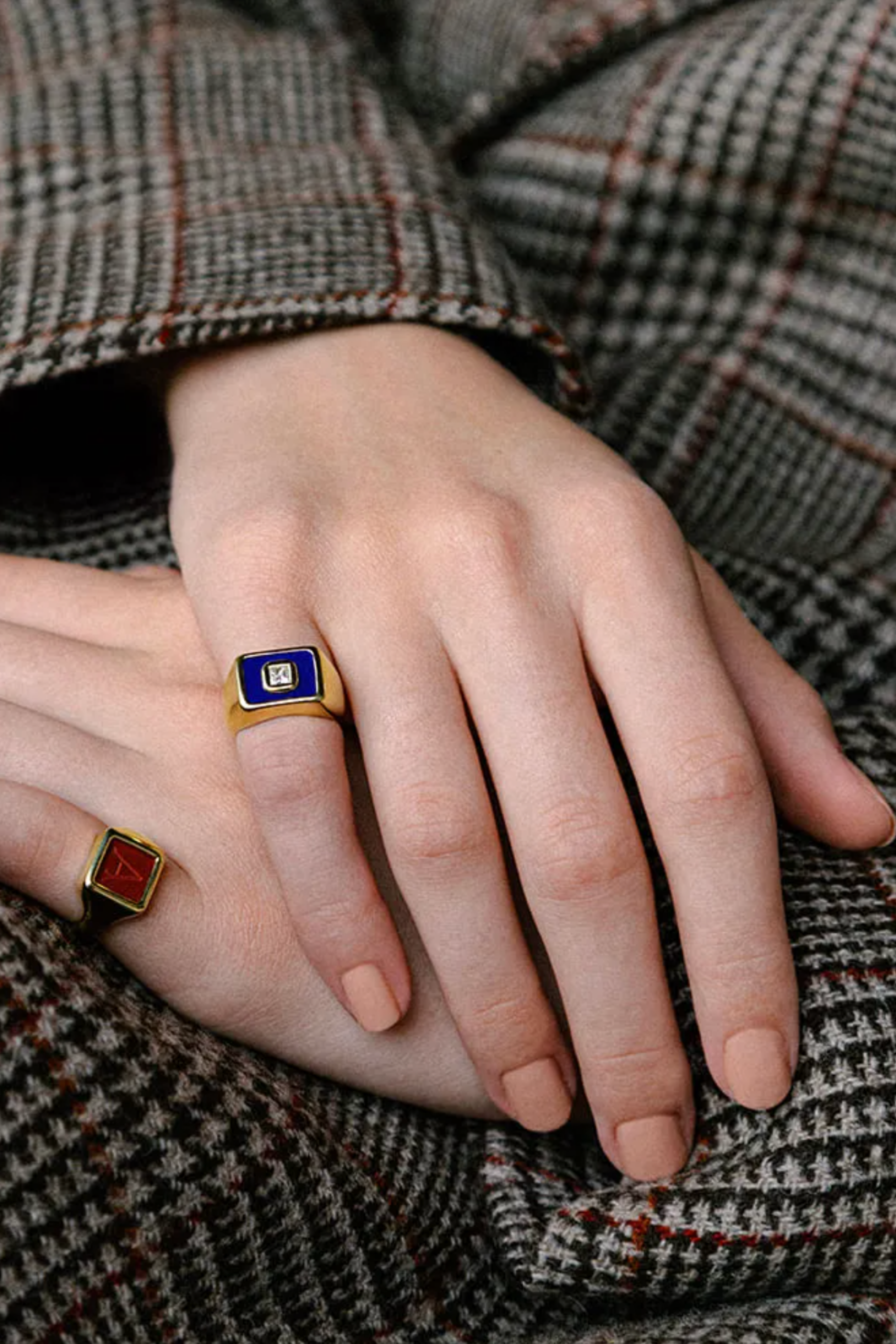 SAUER - New Frames Ring, Lapis