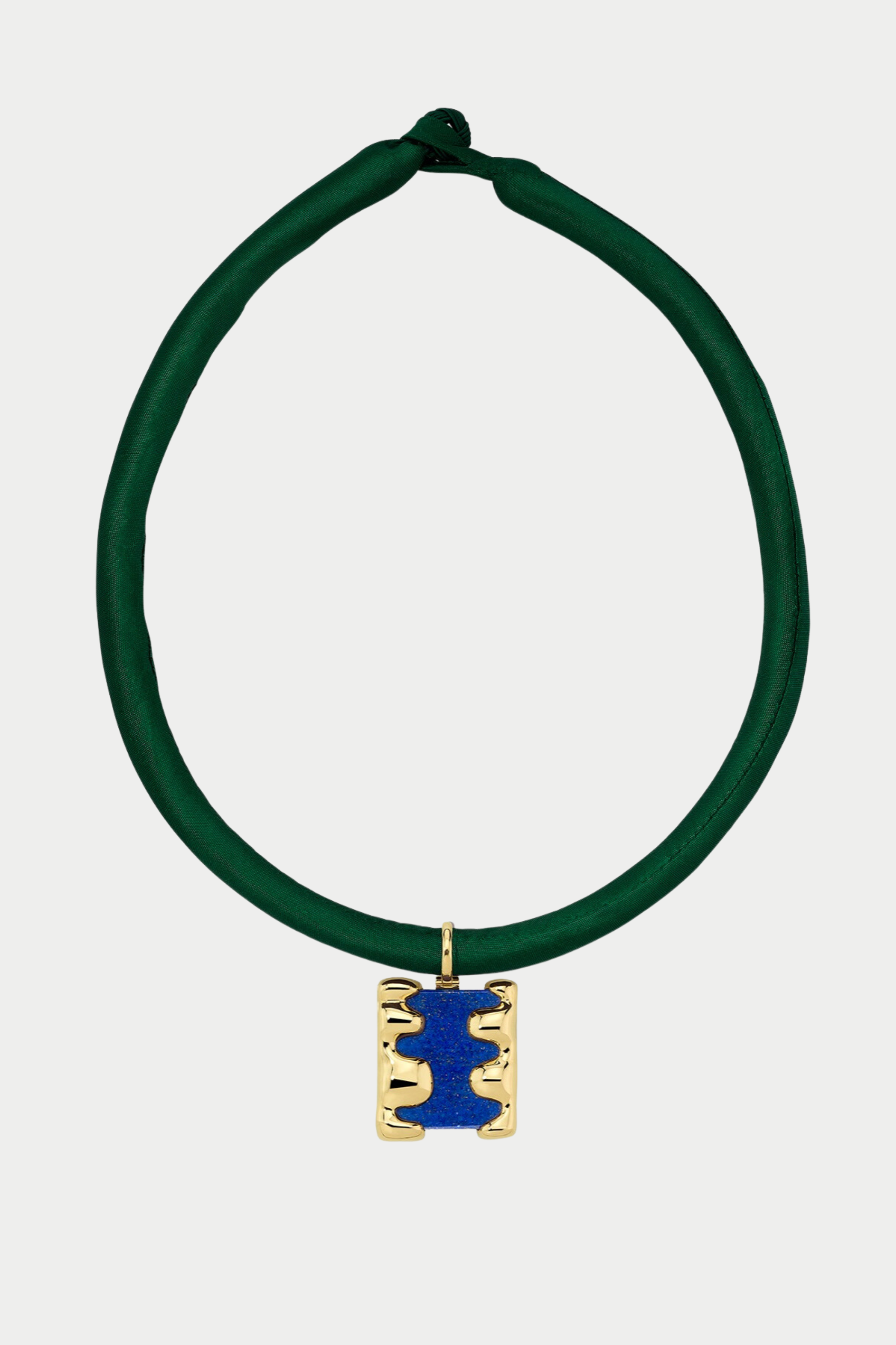 SAUER - Blob Pendant Necklace, Lapis